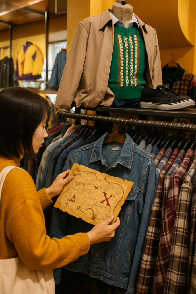 chasse au trésor - friperies