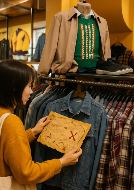 chasse au trésor - friperies